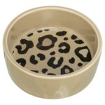 Trixie Voerbak / Drinkbak Leo Kat Keramiek Panterprint Assorti - 300 ml 12 cm