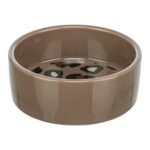 Trixie Voerbak / Drinkbak Leo Kat Keramiek Panterprint Assorti - 300 ml 12 cm