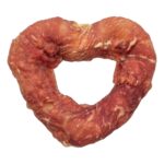 Trixie Denta Fun Heart Met Eendenborst - 8 cm 40 g 50 stuks