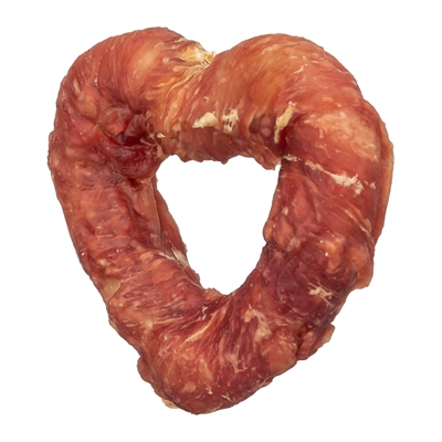 Trixie Denta Fun Heart Met Eendenborst - 8 cm 40 g 50 stuks