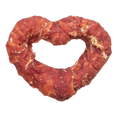 Trixie Denta Fun Heart Met Eendenborst - 10 cm 70 g 50 stuks