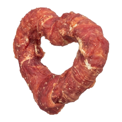 Trixie Denta Fun Heart Met Eendenborst - 10 cm 70 g 50 stuks