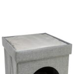 Trixie Kattenmand / Kattenhuis Kimy Soft 2 Verdiepingen Lichtgrijs - 76 x 37 x 72 cm