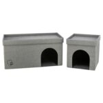 Trixie Kattenmand / Kattenhuis Kimy Soft 2 Verdiepingen Lichtgrijs - 76 x 37 x 72 cm
