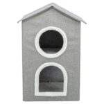 Trixie Kattenmand / Kattenhuis Nora Soft 2 Verdriepingen Lichtgrijs - 47 x 47 x 67 cm