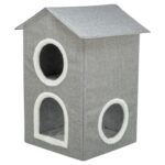 Trixie Kattenmand / Kattenhuis Nora Soft 2 Verdriepingen Lichtgrijs - 47 x 47 x 67 cm