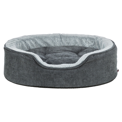 Trixie Vital Hondenmand Lino Soft Ovaal Grijs / Lichtgrijs - 83 x 67 cm