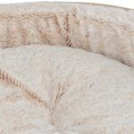 Trixie Vital Hondenmand Lino Soft Ovaal Beige / Creme - 60 x 45 cm