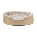 Trixie Vital Hondenmand Lino Soft Ovaal Beige / Creme - 83 x 67 cm