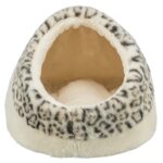 Trixie Kattenmand Iglo Leo Soft Pluche Creme / Panterprint - 35 x 41 x 26 cm