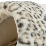Trixie Kattenmand Iglo Leo Soft Pluche Creme / Panterprint - 35 x 41 x 26 cm