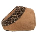 Trixie Kattenmand Iglo Leo Soft Pluche Bruin / Panterprint - 35 x 41 x 26 cm