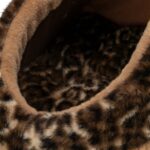 Trixie Kattenmand Iglo Leo Soft Pluche Bruin / Panterprint - 35 x 41 x 26 cm