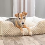 Trixie Hondenmand Kaline Mio Hoekig Lichtbruin / Creme - 80 x 65 cm