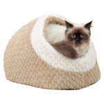 Trixie Kattenmand Iglo Kaline Mio Lichtbruin / Creme - 35 x 41 x 26 cm