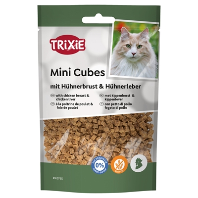 Trixie Mini Cubes Met Kippenborst En Kippenlever - 50 g