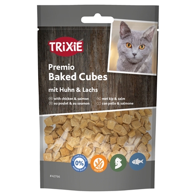 Trixie Premio Baked Cubes Met Kip En Zalm - 50 g