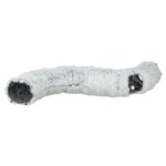 Trixie Harvey Pluche Speeltunnel / Donut Wit / Grijs - 160 x 25 cm