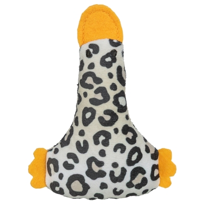 Trixie Eend Pluche Panterprint Met Kattenkruid / Catnip Assorti - 12 cm