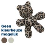 Trixie Beer Pluche Panterprint Met Kattenkruid / Catnip Assorti - 12 cm