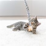 Trixie Kattenhengel Staart Panterprint Pluche Met Kattenkruid / Catnip - 51 cm