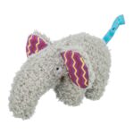 Trixie Olifant Pluche Met Kattenkruid / Catnip Grijs - 15 cm