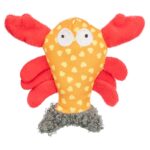 Trixie Kreeft Stof / Pluche Met Kattenkruid / Catnip Oranje - 9 cm