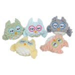 Trixie Uil Pluche Met Kattenkruid / Catnip Assorti - 11 cm