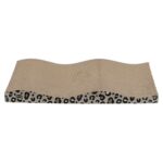 Trixie Krabplank Leo Karton Panterprint Met Kattenkruid / Catnip - 44 x 25 x 6 cm 2 stuks