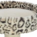Trixie Krabpaal Leo Panterprint Rond Creme - 42 x 42 x 82 cm