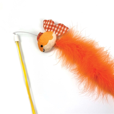Happy Pet Tabby Patch Kattenhengel Goudvis Oranje - 40 x 7,5 cm
