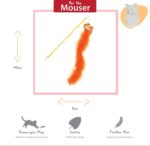 Happy Pet Tabby Patch Kattenhengel Goudvis Oranje - 40 x 7,5 cm