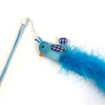 Happy Pet Tabby Patch Kattenhengel Vogel Blauw - 40 x 7,5 cm