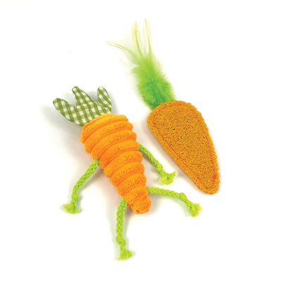 Happy Pet Tabby Patch Wortels Met Catnip - 14 cm En 20 cm
