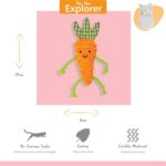 Happy Pet Tabby Patch Wortels Met Catnip - 14 cm En 20 cm