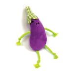 Happy Pet Tabby Patch Aubergines Met Catnip - 12 cm En 15 cm