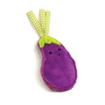 Happy Pet Tabby Patch Aubergines Met Catnip - 12 cm En 15 cm