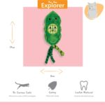 Happy Pet Tabby Patch Erwten Met Catnip - 14 cm En 20 cm