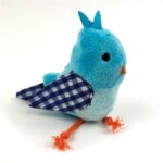 Happy Pet Tabby Patch Vogel Blauw - 11 cm En 9 cm