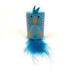 Happy Pet Tabby Patch Vogel Ratel En Roller Blauw - 18 x 7 x 7 cm