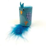 Happy Pet Tabby Patch Vogel Ratel En Roller Blauw - 18 x 7 x 7 cm