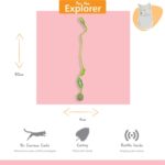 Happy Pet Tabby Patch Erwten Bungee - 80 x 7 x 2 cm