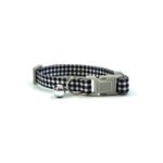Happy Pet Tabby Patch Halsband Kat Ruit Zwart - 18-30 x 1 cm