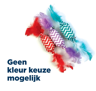 Happy Pet Tabby Patch Crinkle Snoepje Assorti - 19 x 2,5 x 2,5 cm