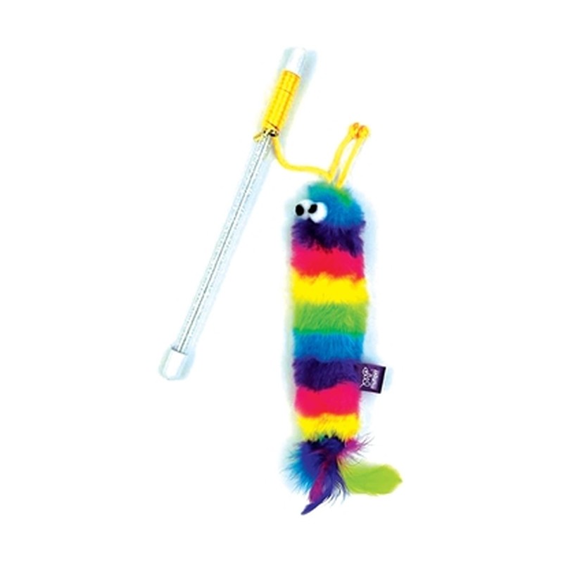 Happy Pet Tabby Patch Kattenhengel Regenboog Assorti - 28 x 5 x 2 cm