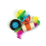 Happy Pet Tabby Patch Ratel / Roller / Krabspeeltje - 9 x 7,5 x 7 cm