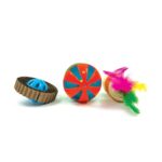 Happy Pet Tabby Patch Ratel / Roller / Krabspeeltje - 9 x 7,5 x 7 cm