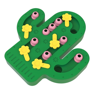 Happy Pet Tabby Patch Cactus Puzzel Intelligentie Speelgoed - 34 x 29 x 4 cm