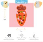 Happy Pet Tabby Patch Wortel Puzzel Intelligentie Speelgoed - 28 x 18 x 4 cm