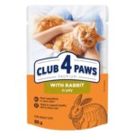 Club 4 Paws Premium Adult Pouch Konijn In Gelei - 24 x 85 g